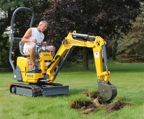 smallest mini excavators